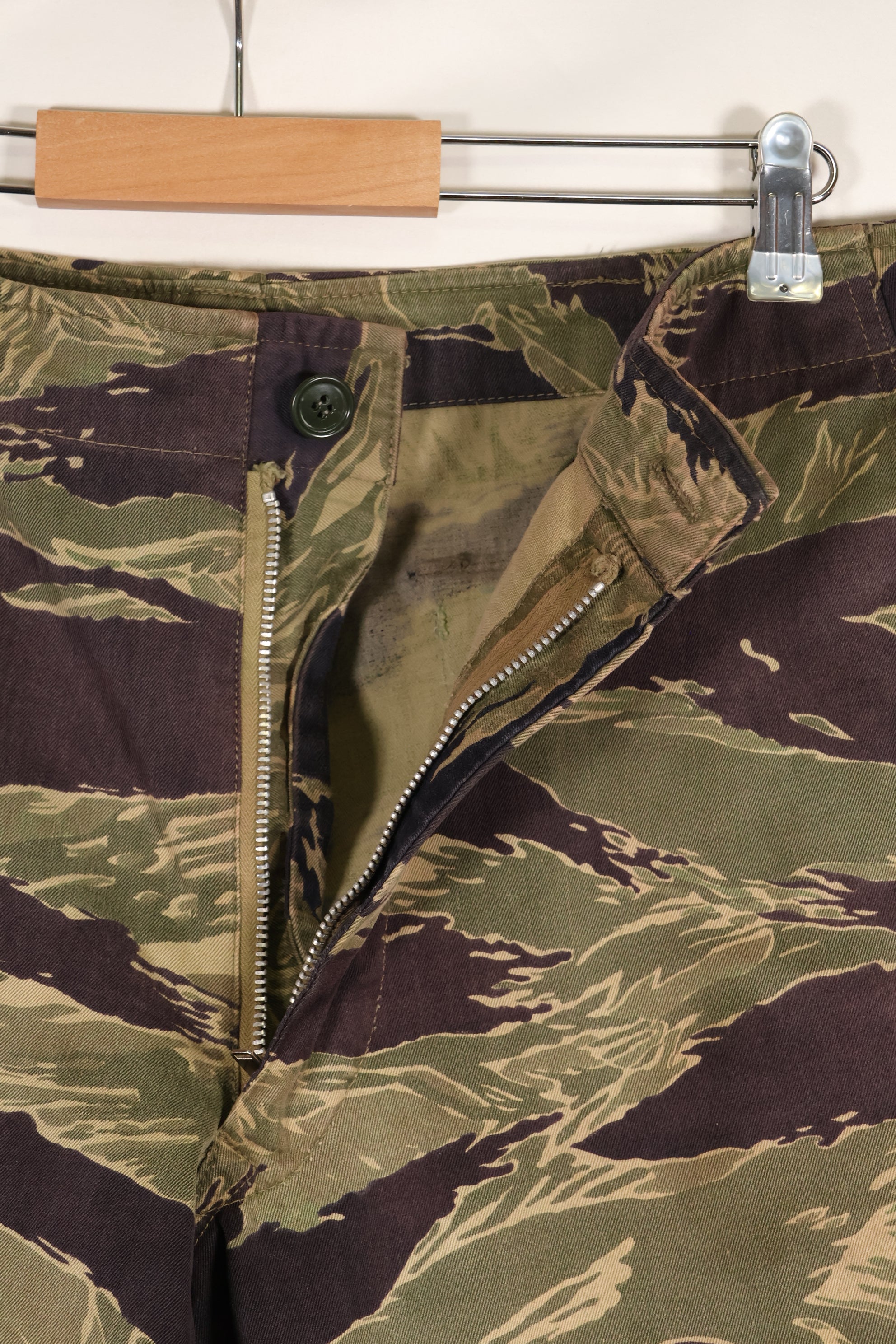 Circa 1965: Okinawa Tiger, US-style cut, tiger-striped pants, US size M, used