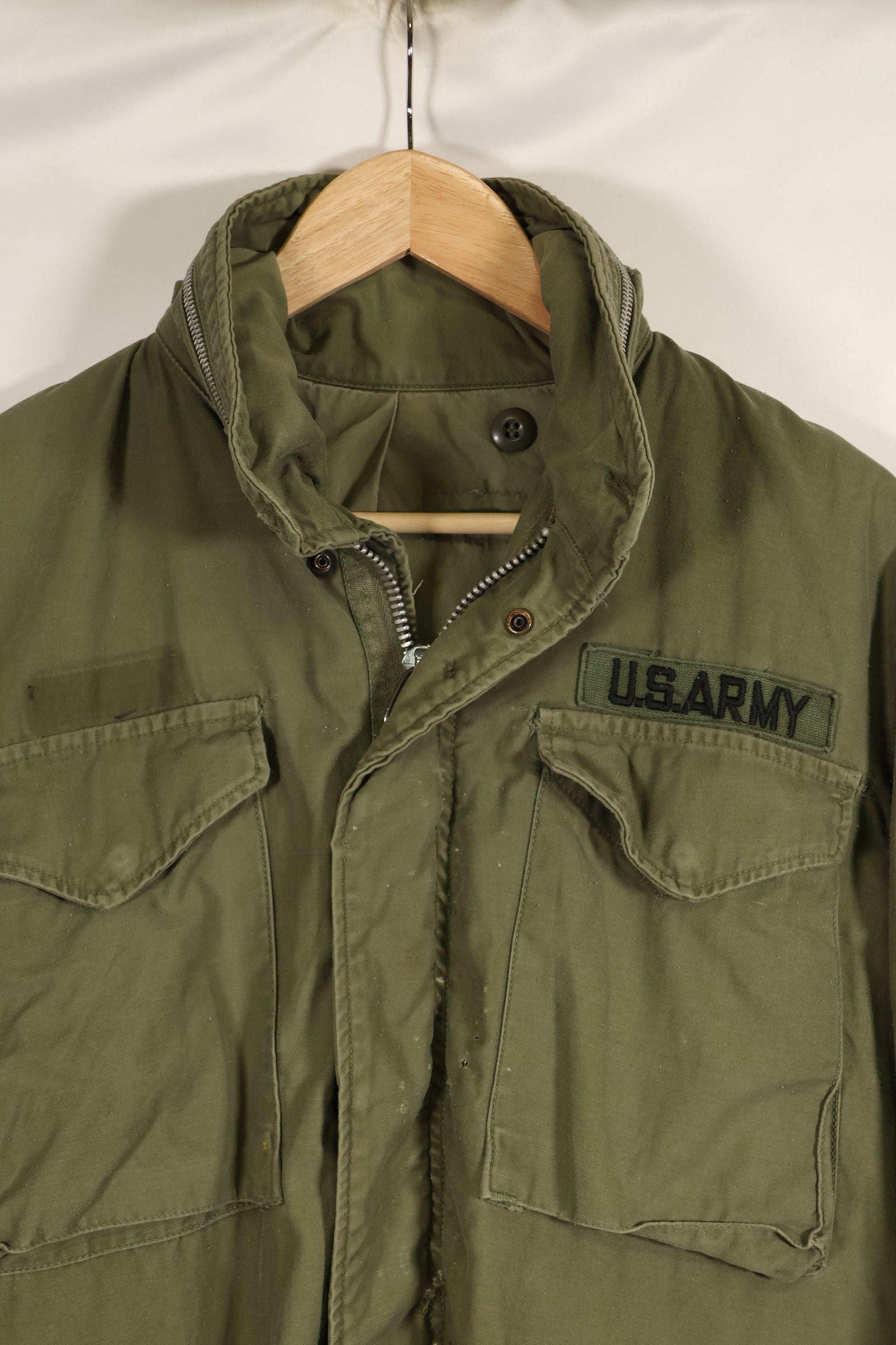Actual 1st Model M65 Field Jacket, size tag missing, used