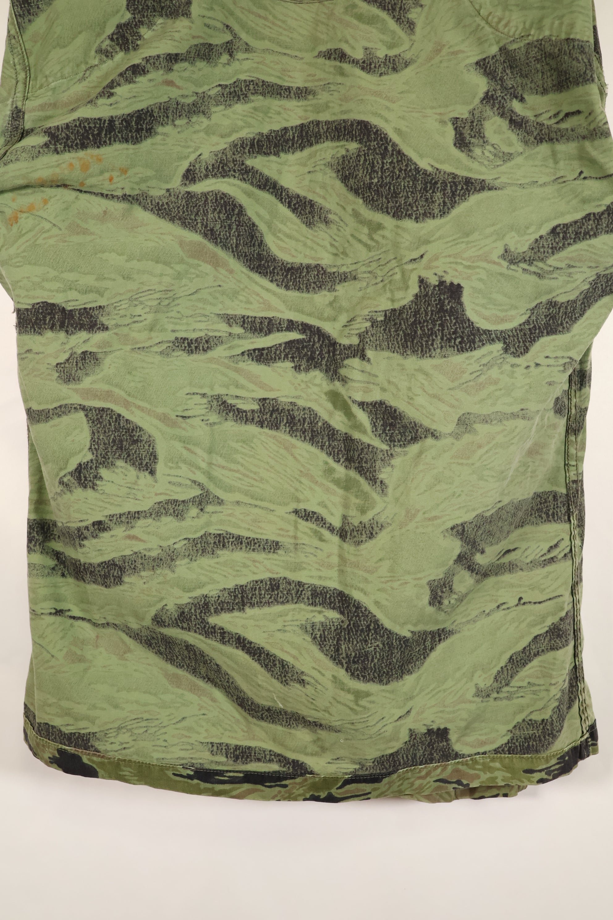 1969 VNMC 4th Pattern Tiger Stripe Shirt, Sea Wave Pattern, Used