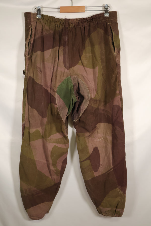 Real British Army SAS Trousers WINDPROOF Camouflage Pants Modified Pants Indochina War Used