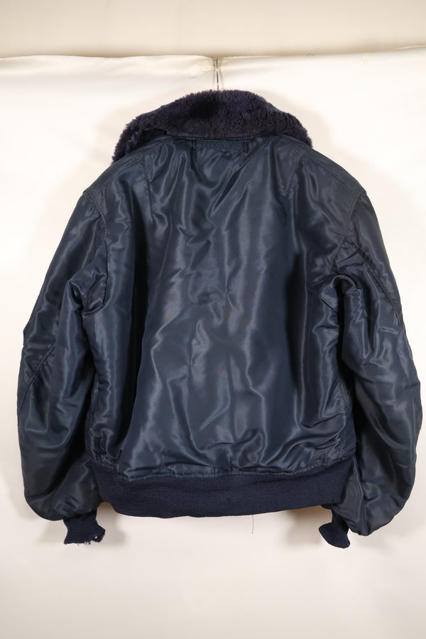 1950s, Size 42, U.S. Air Force B-15C Flight Jacket, Zipper Replaced, Used