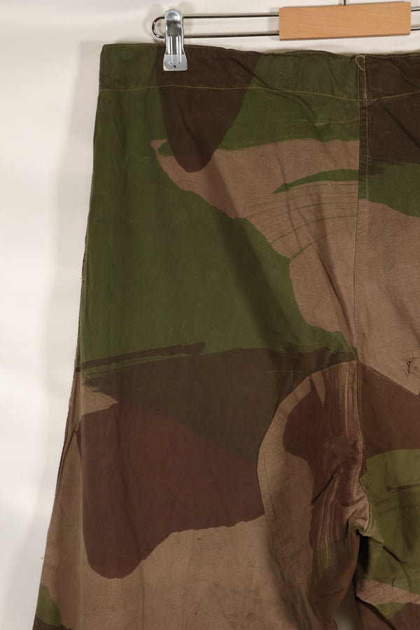 Real British Army SAS Trousers WINDPROOF Camouflage Pants Size No. Unknown Large Used