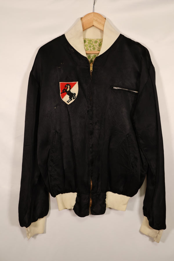Real 1967-1968 11th Armored Cavalry Regiment Vietnam War Tour Jacket Used
