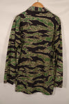 Real Late War Pattern Tiger Stripe Shirt Light weight, faded, used.