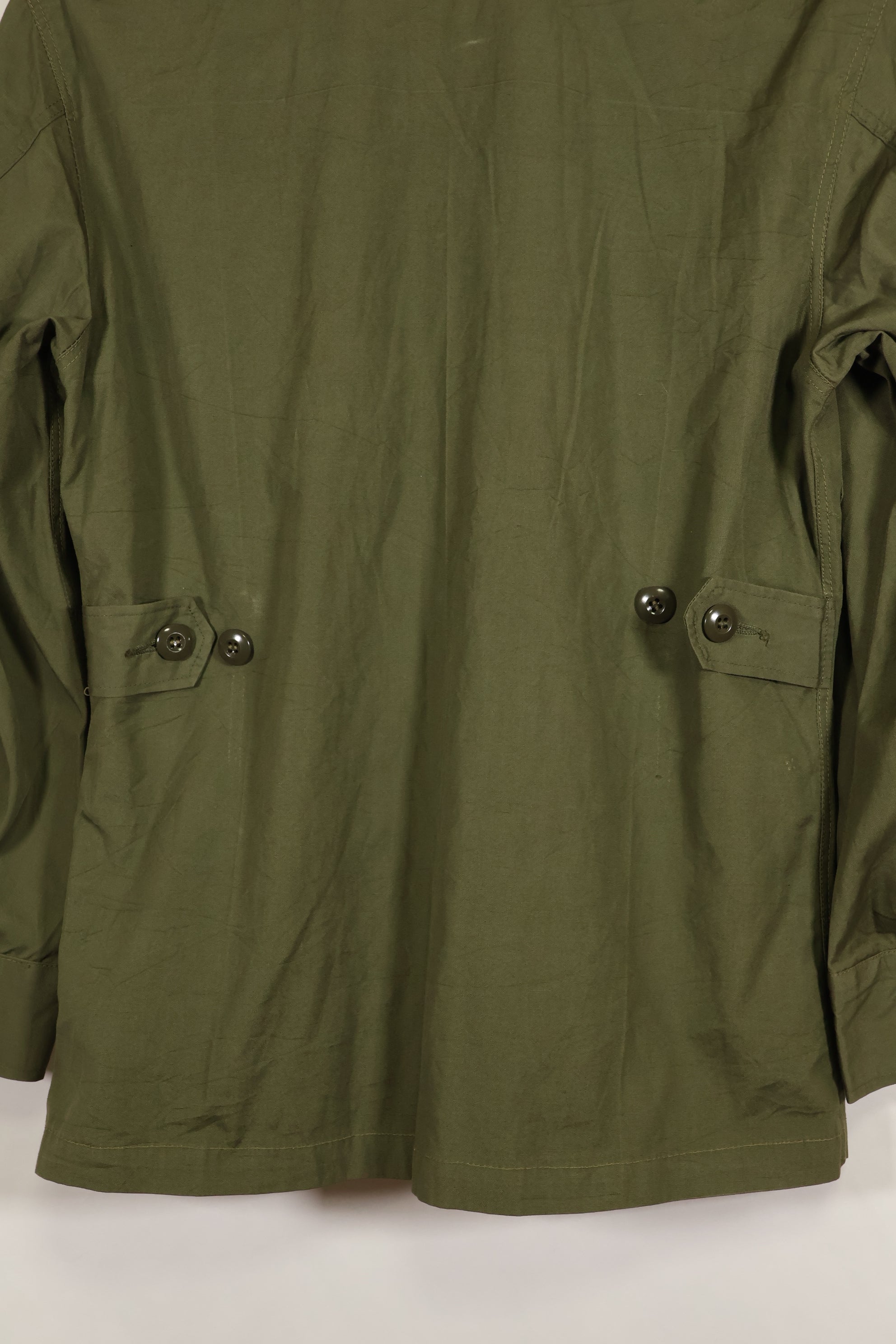 Circa 1965-1966 2nd Model Jungle Fatigue Jacket in good condition, missing size tag.
