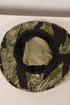Mid-1960s Okinawa Tiger Pattern CISO Cut Tiger Stripe Booney Hat Size S Used