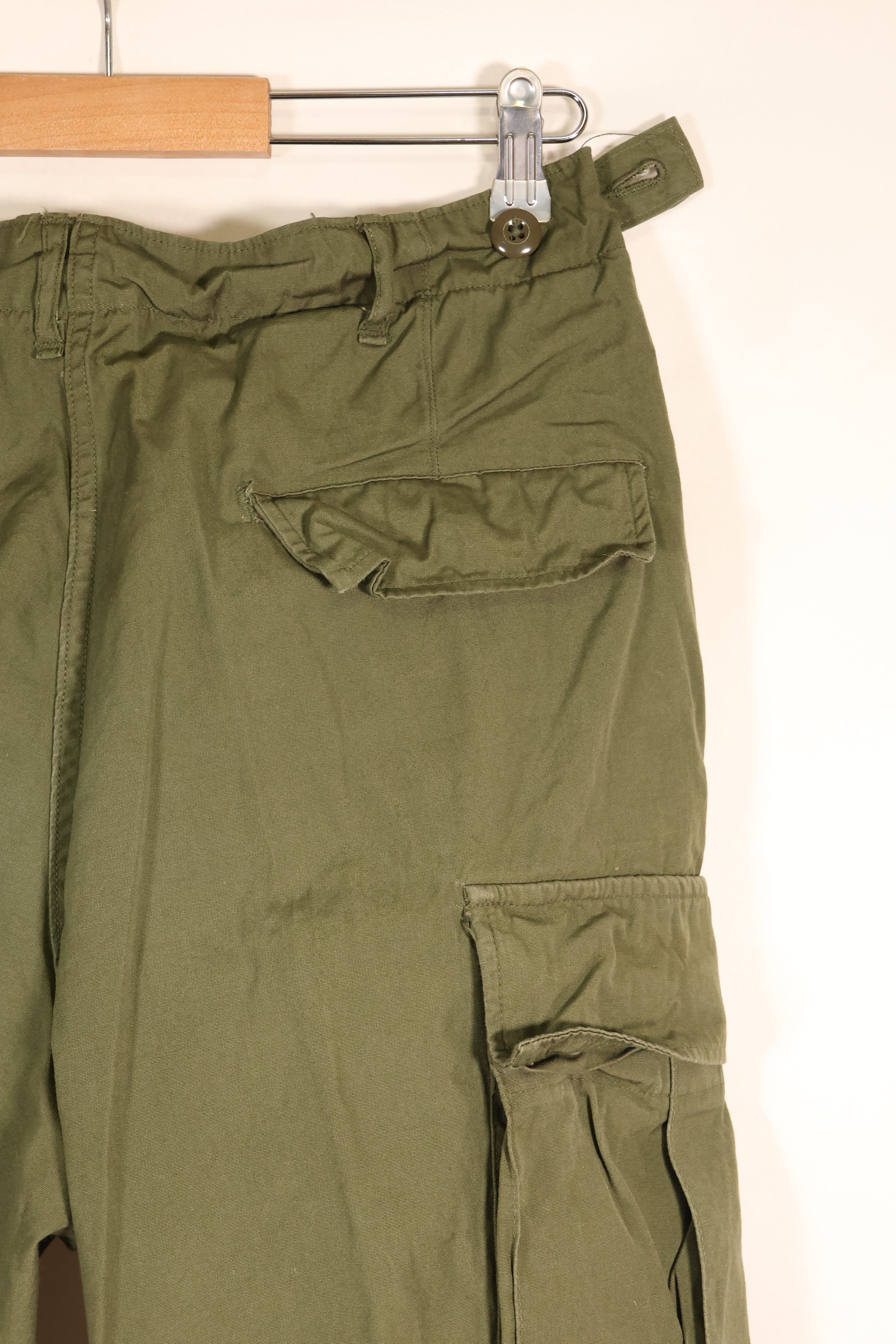Estimated 1965 Contract, M-R, 2nd Model Jungle Fatigue Pants, Good Condition, Used