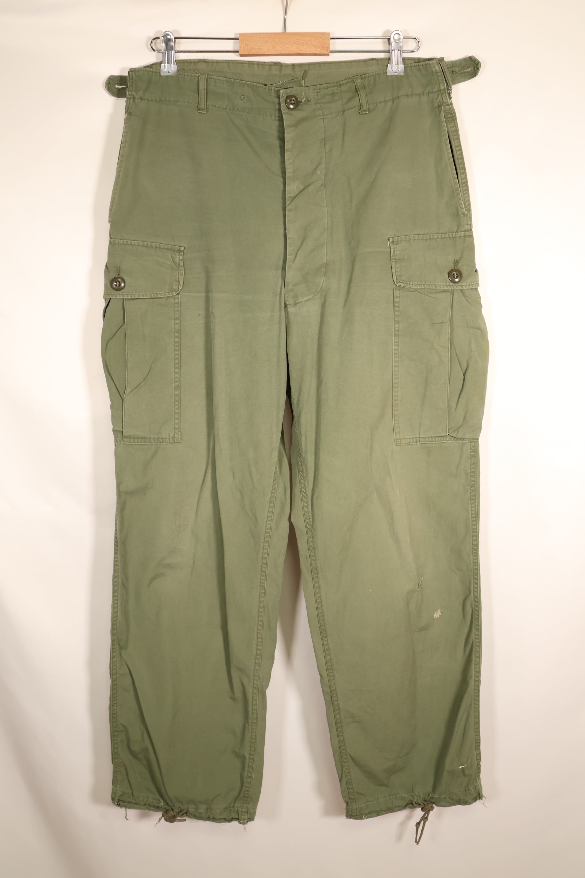 1963 Contract—Presumed M-S 1st Model Jungle Fatigue Pants—Faded—Used
