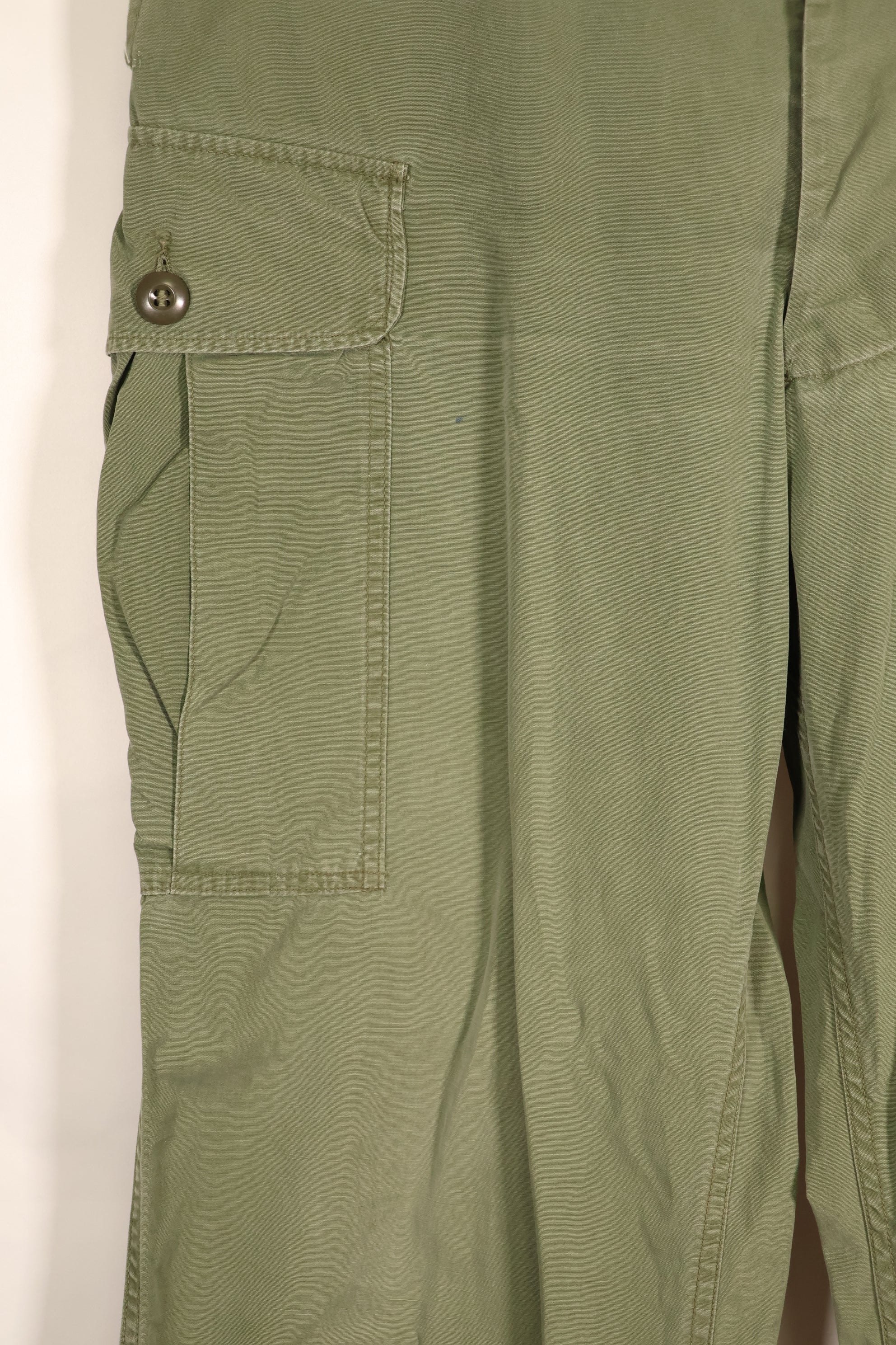 1963 Contract—Presumed M-S 1st Model Jungle Fatigue Pants—Faded—Used