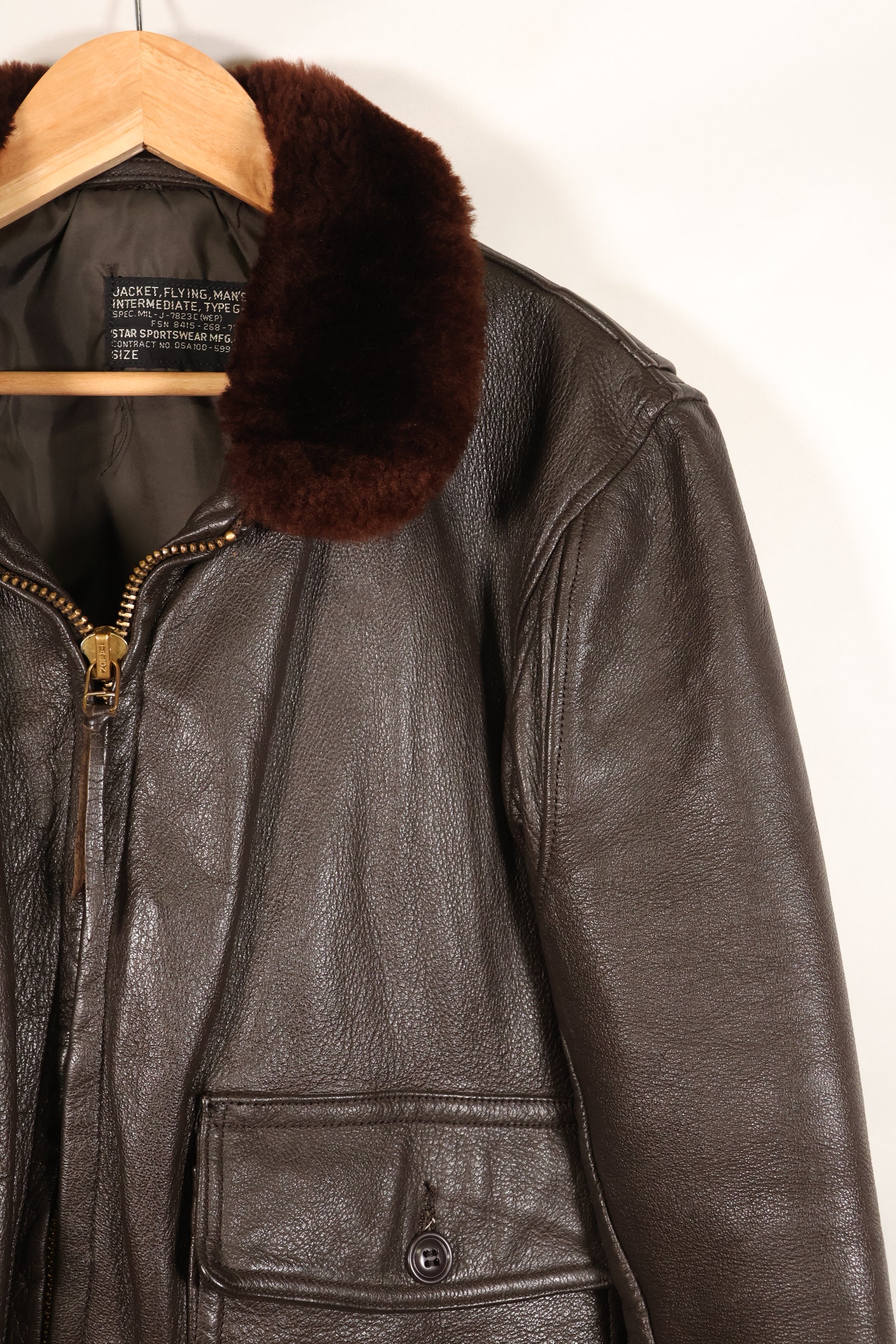 Early 1960s, Size 40, U.S. Navy G-1 Flight Jacket, Virtually Unworn　