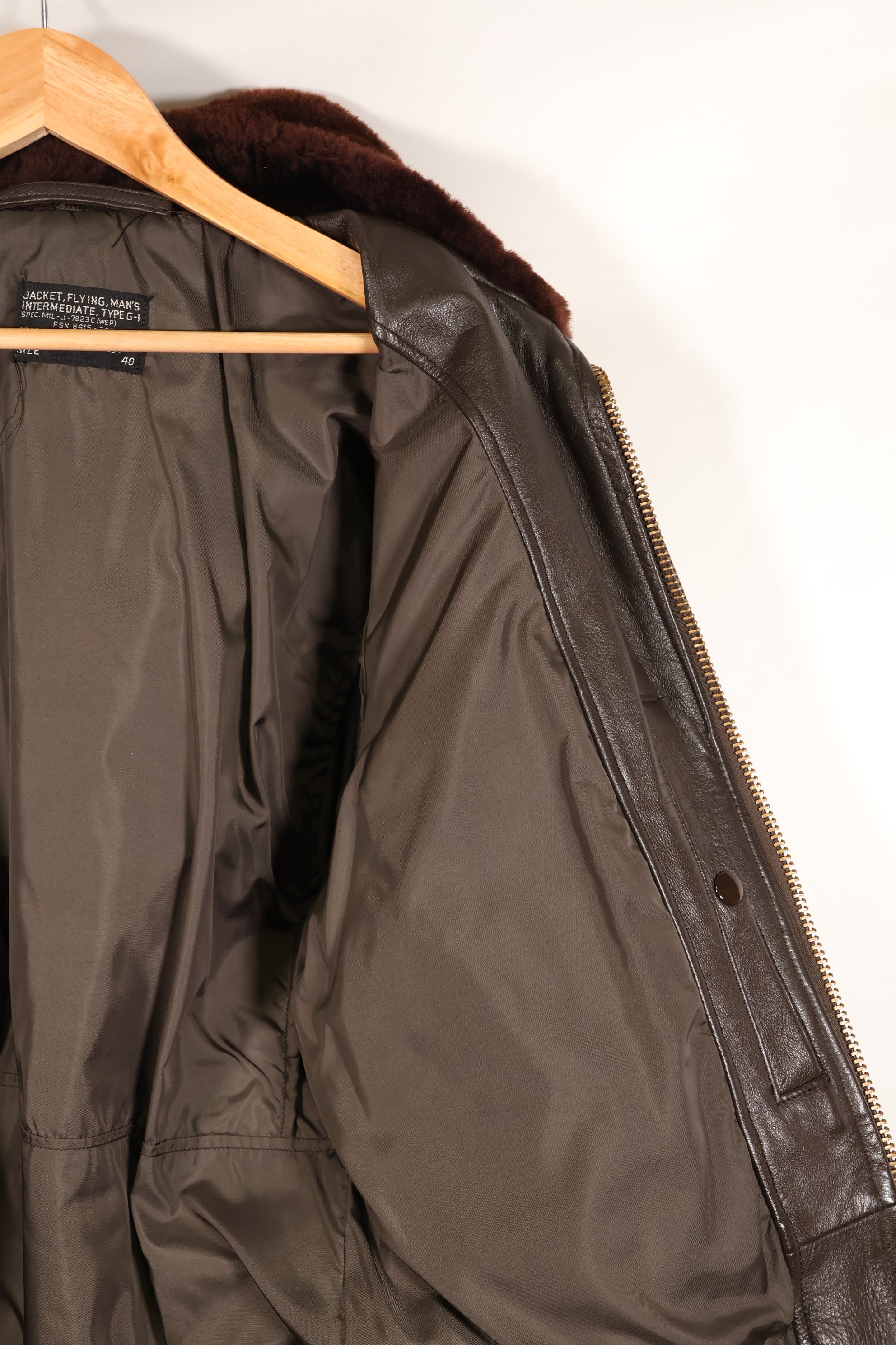 Early 1960s, Size 40, U.S. Navy G-1 Flight Jacket, Virtually Unworn　