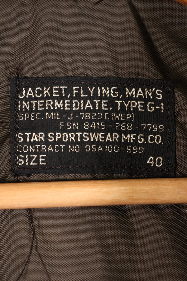 Early 1960s, Size 40, U.S. Navy G-1 Flight Jacket, Virtually Unworn　
