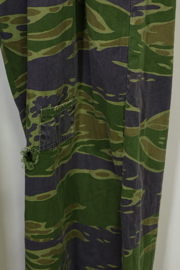 1970s Late War Pattern VNMC Tiger Stripe Flight Suit with patch retrofitted