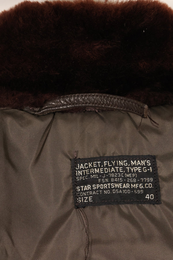 Early 1960s, Size 40, U.S. Navy G-1 Flight Jacket, Virtually Unworn　