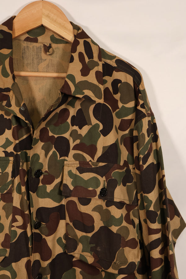 Real CIDG Beogum camouflage with 13 star button Duck hunter camouflage, used.