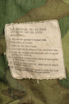 Circa 1966-67 X-L-R Non Ripstop Early Print ERDL Fatigue Jacket Used
