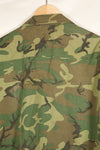 Circa 1966-67 X-L-R Non Ripstop Early Print ERDL Fatigue Jacket Used