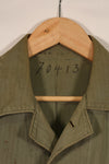 Real WWII U.S. Marine Corps USMC P41 HBT Jacket with Rare Buttons Used