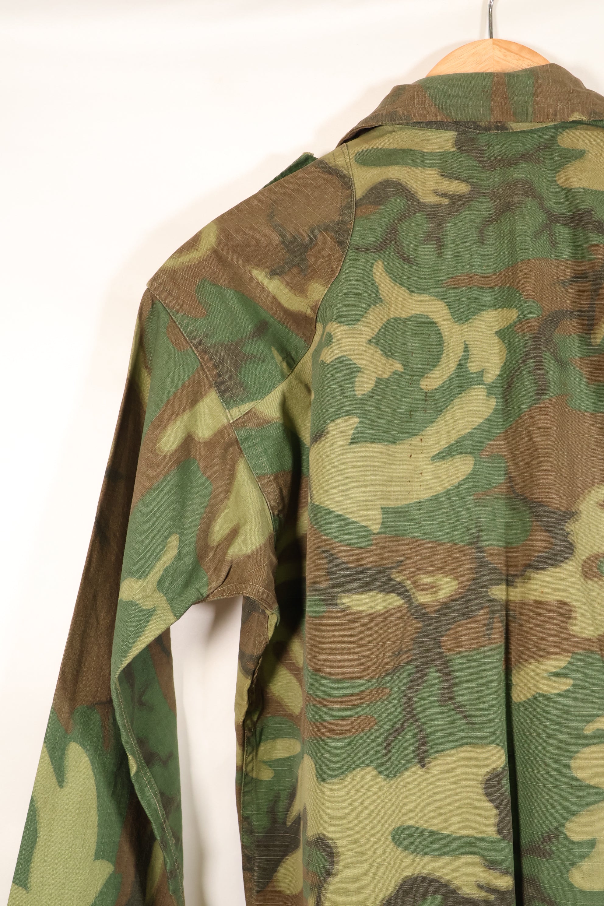 Late 1960s, South Vietnamese Army, BDQ, M59, ERDL, ripstop fabric, shirt, used