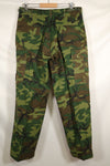 1968 Contract Ripstop ERDL Camouflage Jungle Fatigue Pants M-R Good Condition Used