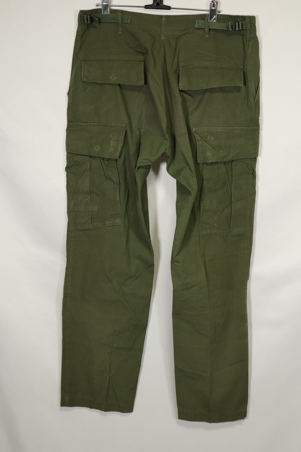 1968 Contract 4th Model Ripstop Jungle Fatigue Pants M-L Used