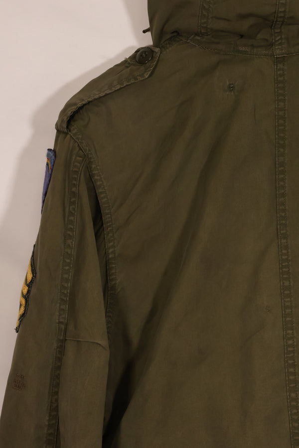 1950's U.S. Soldiers stationed in Europe X-SMALL M51 Field Parka, shell only, with patch, used.