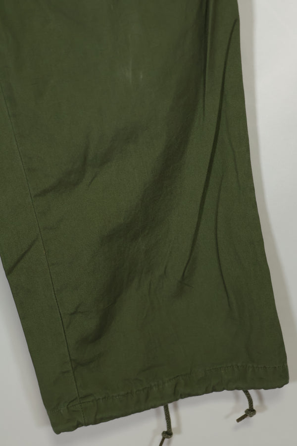 Estimated 1967 Contract 3rd Model Non Ripstop Jungle Fatigue Pants X-S-R Used