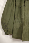 1960 Contract S-S U.S. Army M51 Field Jacket, stained, used.