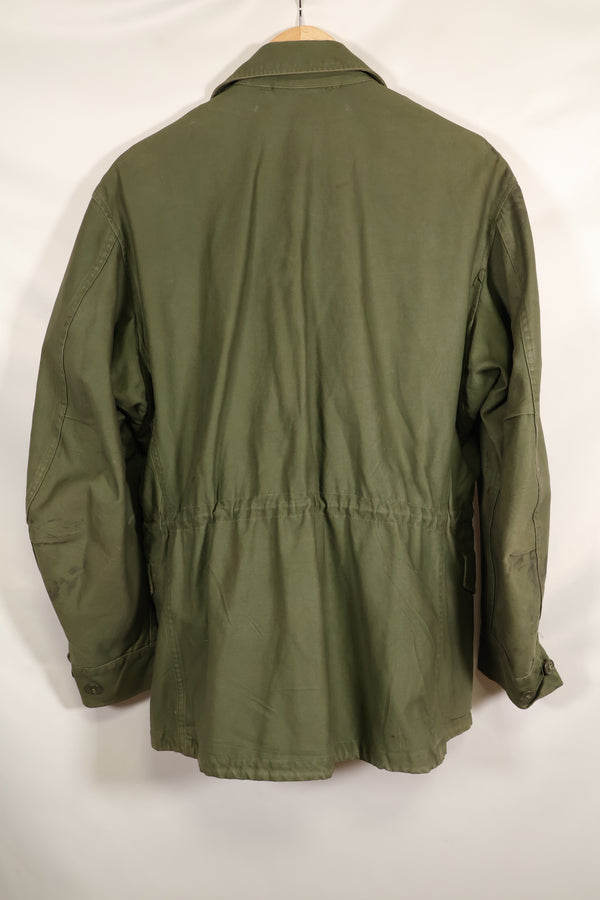 1960 Contract S-S U.S. Army M51 Field Jacket, stained, used.