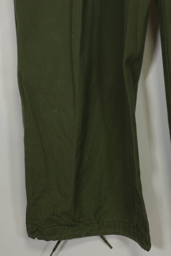 1967 Contract 4th Model Ripstop Jungle Fatigue Pants L-L Used