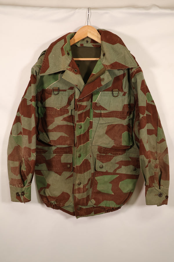 Real 1950s West German Airborne Jacket, splinter pattern, zipper malfu