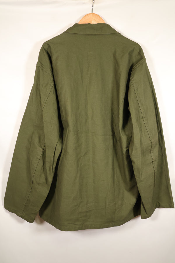 1950年代後半　MEDIUM　アメリカ軍　初期型　OG-107　ユーティリティシャツ　テープ初付　中古品