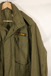 1967 Contract Lot M-R 2nd Model M65 Field Jacket Silver Zipper Used