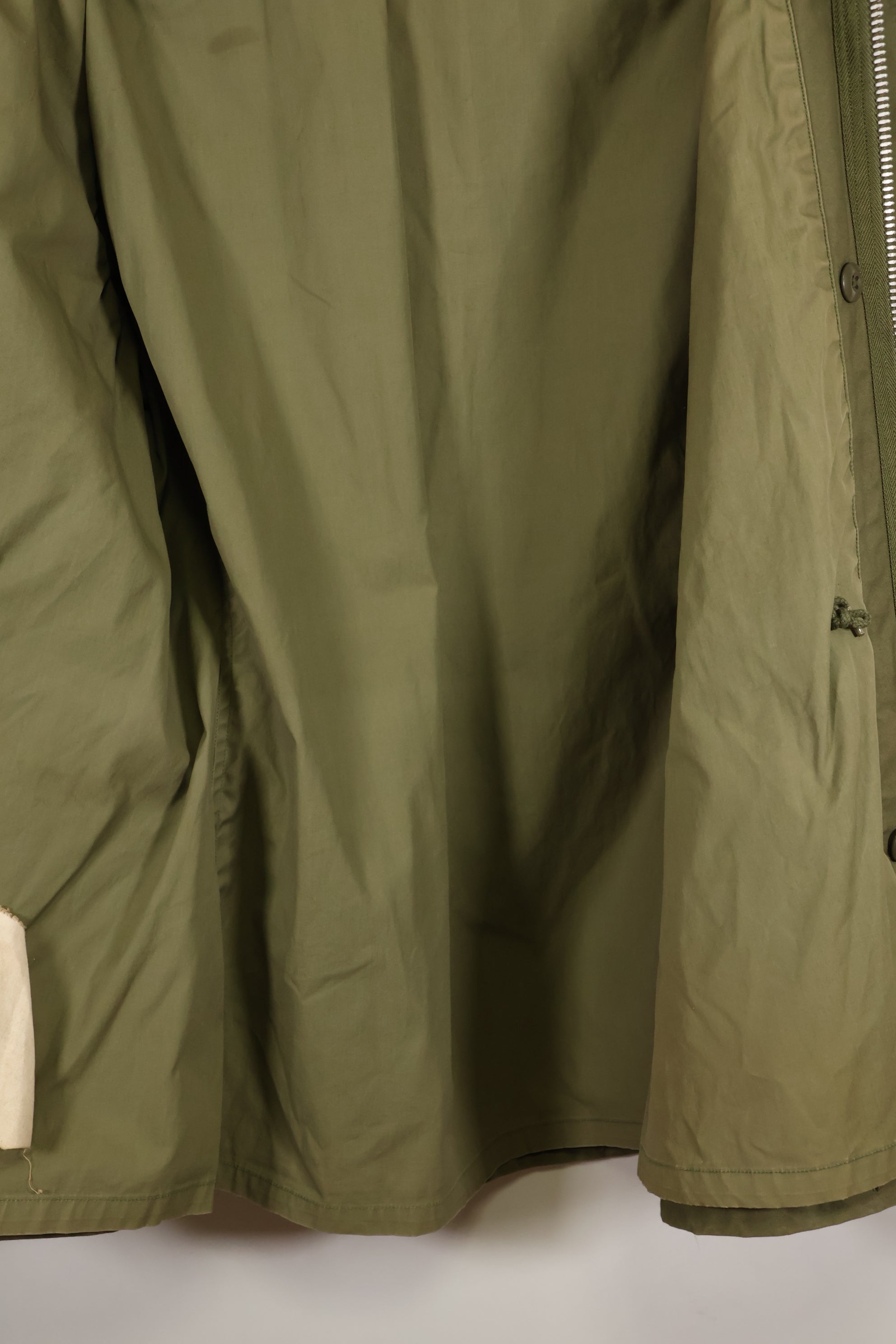 1967 Contract Lot M-R 2nd Model M65 Field Jacket Silver Zipper Used