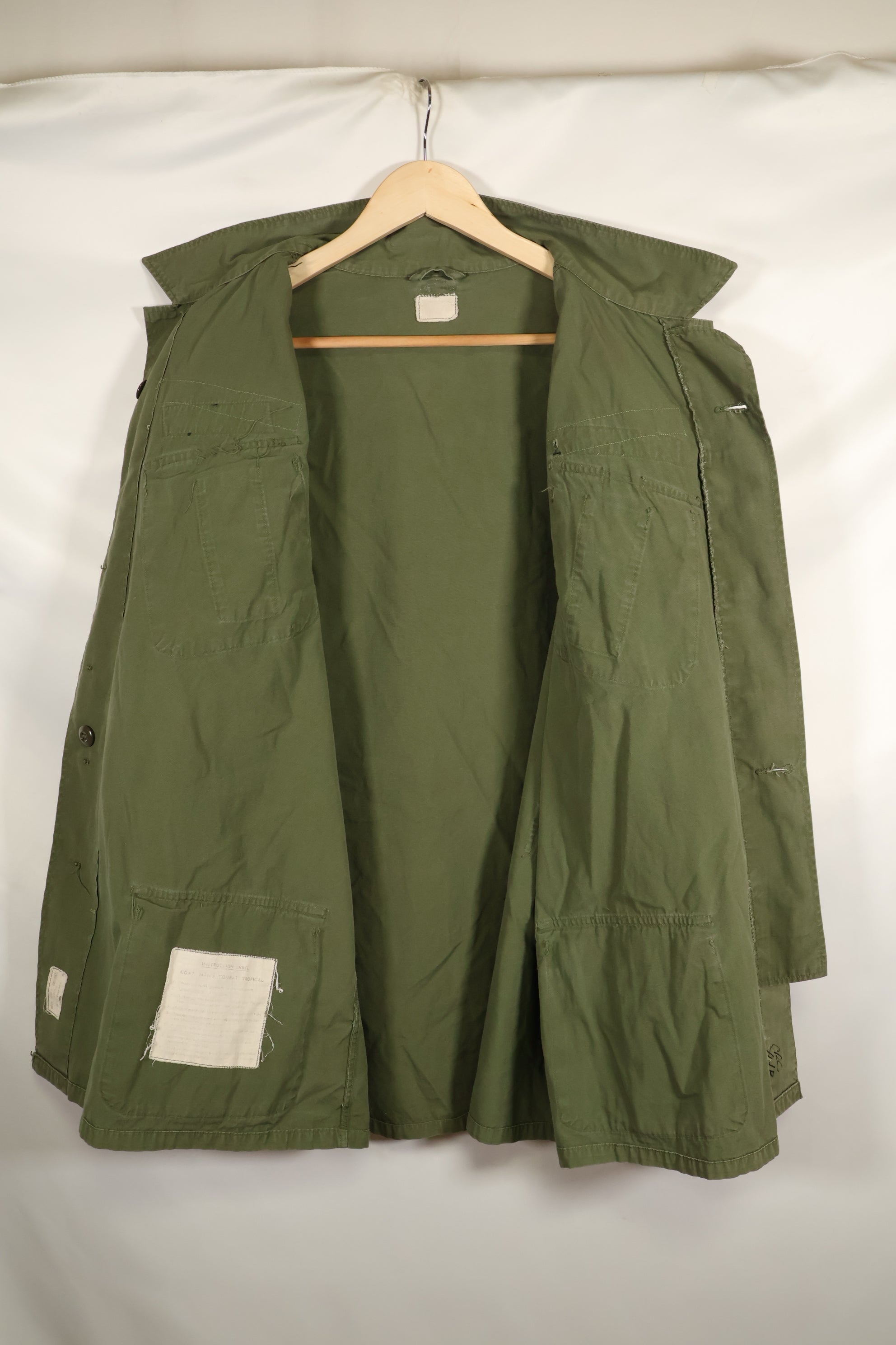 1964 Contract X-L-R 1st Model Jungle Fatigue Jacket Used Film Company Release