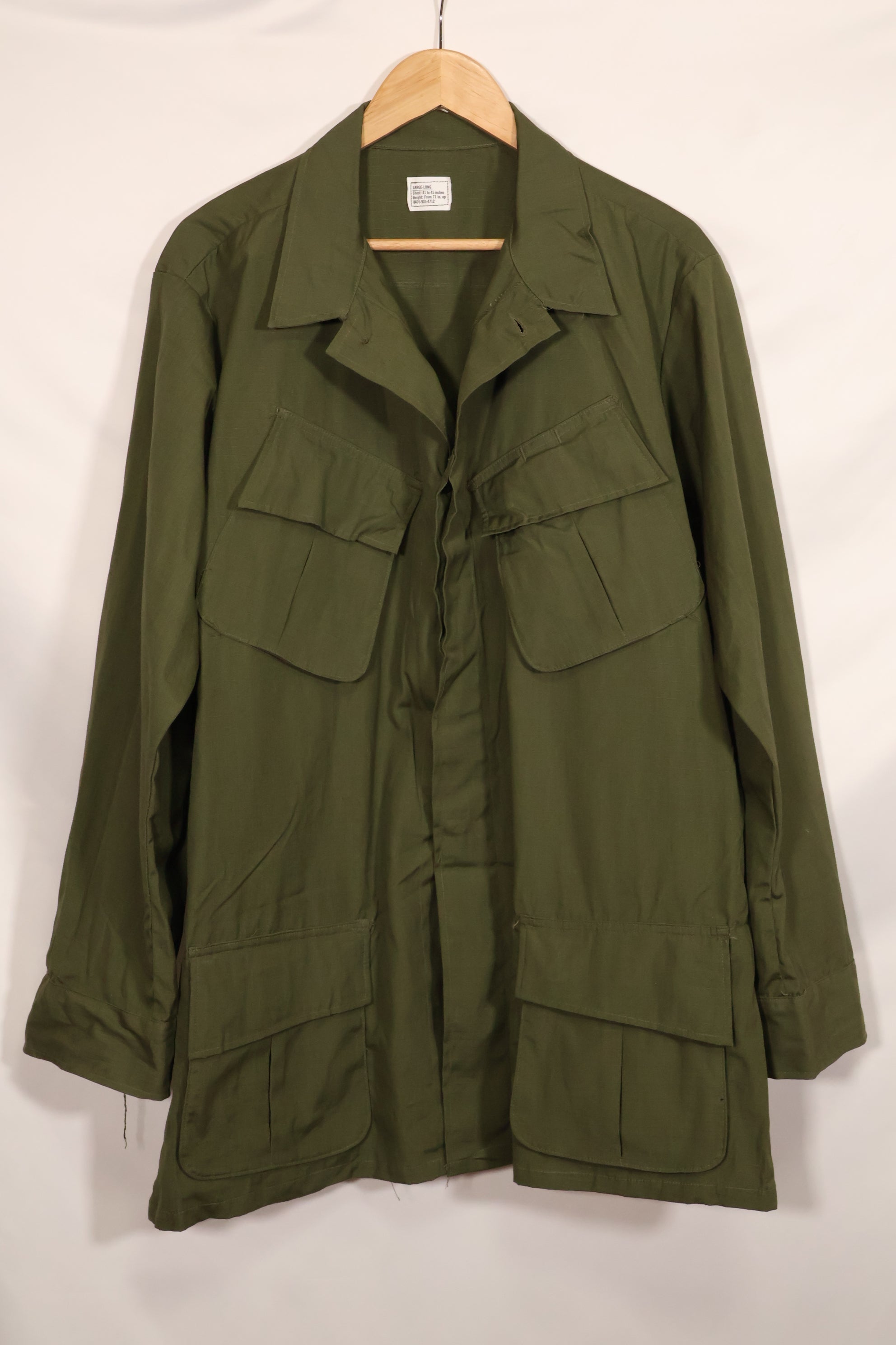 Real L-L Deadstock 1969 4th Model Jungle Fatigue Jacket R