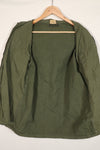 Real U.S. Army OG-107 PX utility shirt made by Poplin, used, patch retrofitted.