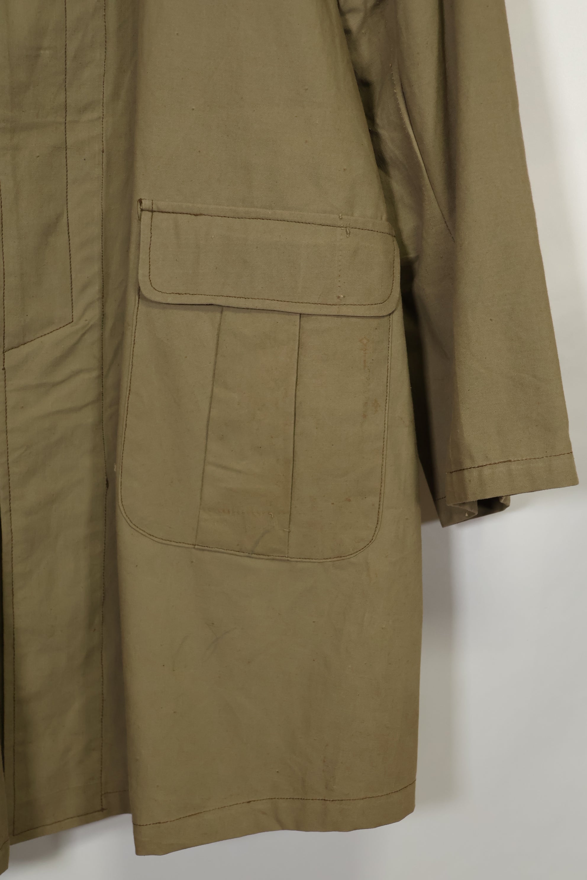 1940s Private Procurement Japanese Army Officer's Cotton Coat