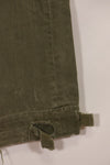 Real 1940s WWII US made British Army HBT jungle trousers, used.