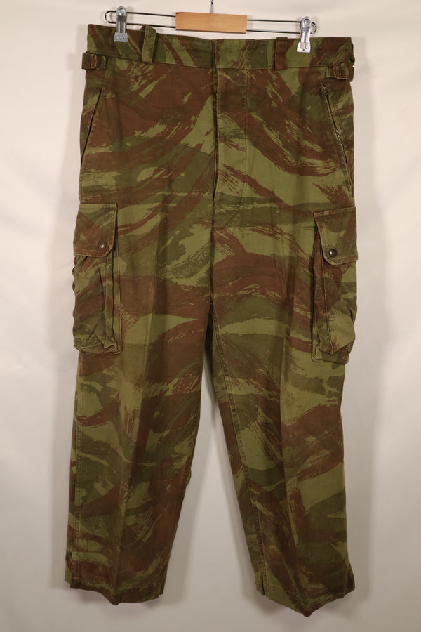 Real French Army Indochina War Lizard Camouflage TAP 47/53 Airborne Pants Used