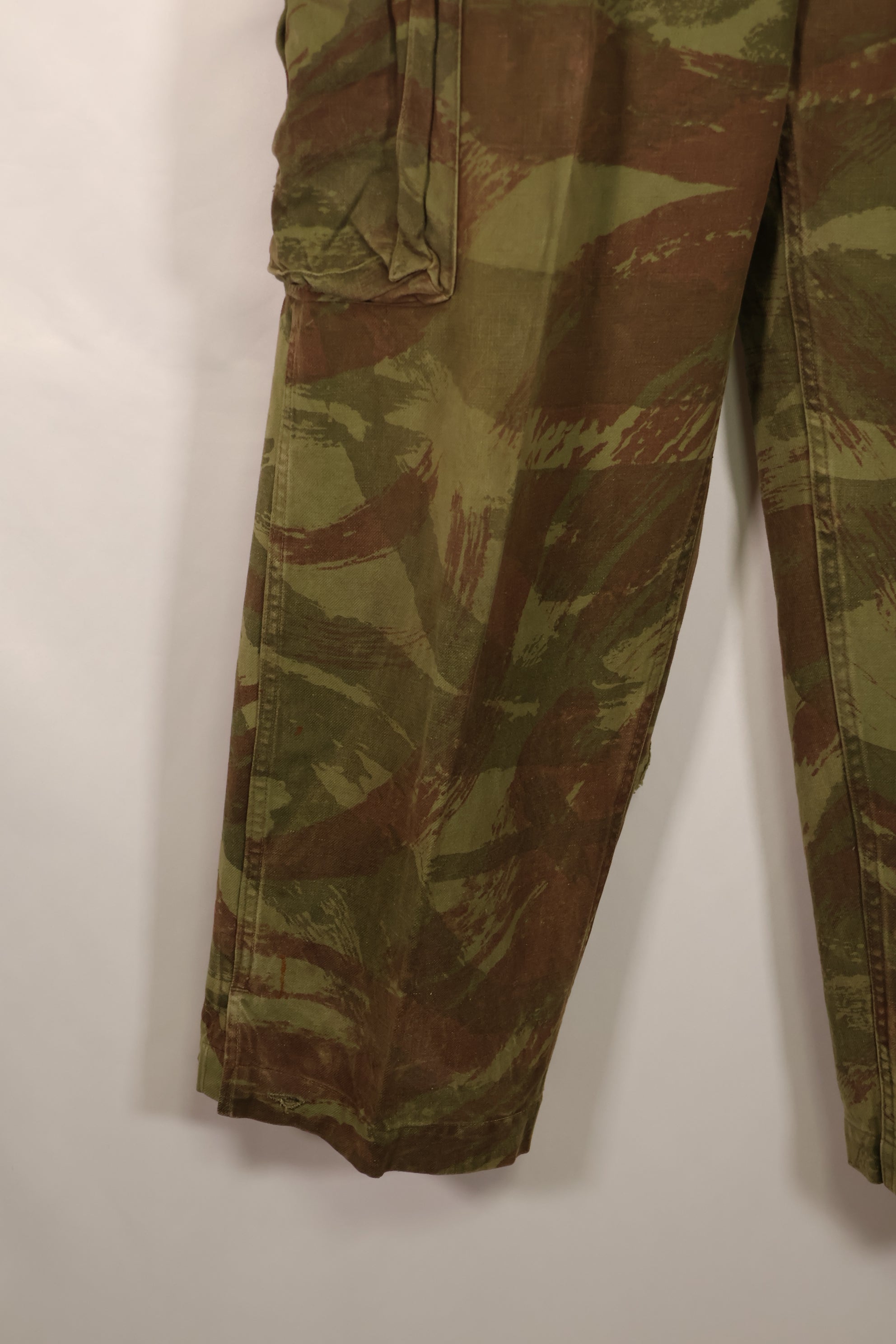 Real French Army Indochina War Lizard Camouflage TAP 47/53 Airborne Pants Used