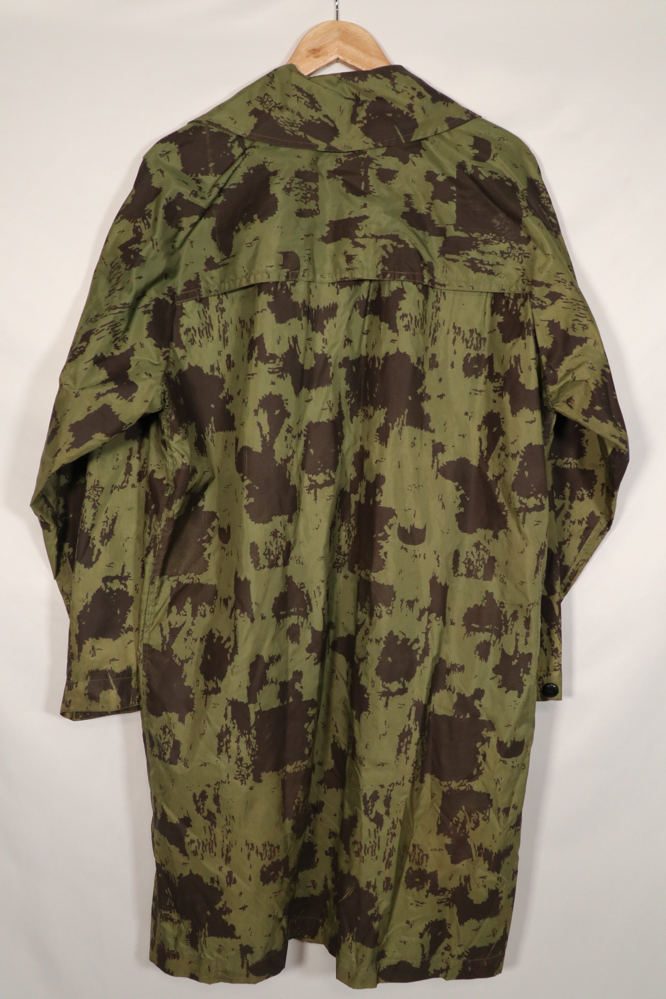 Real 1966 Australian Army raincoat, used, faded, used.
