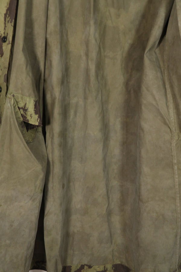 Real 1966 Australian Army raincoat, used, faded, used.