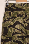 1960s lightweight fabric Okinawa Tiger jungle fatigues cut pants, used.