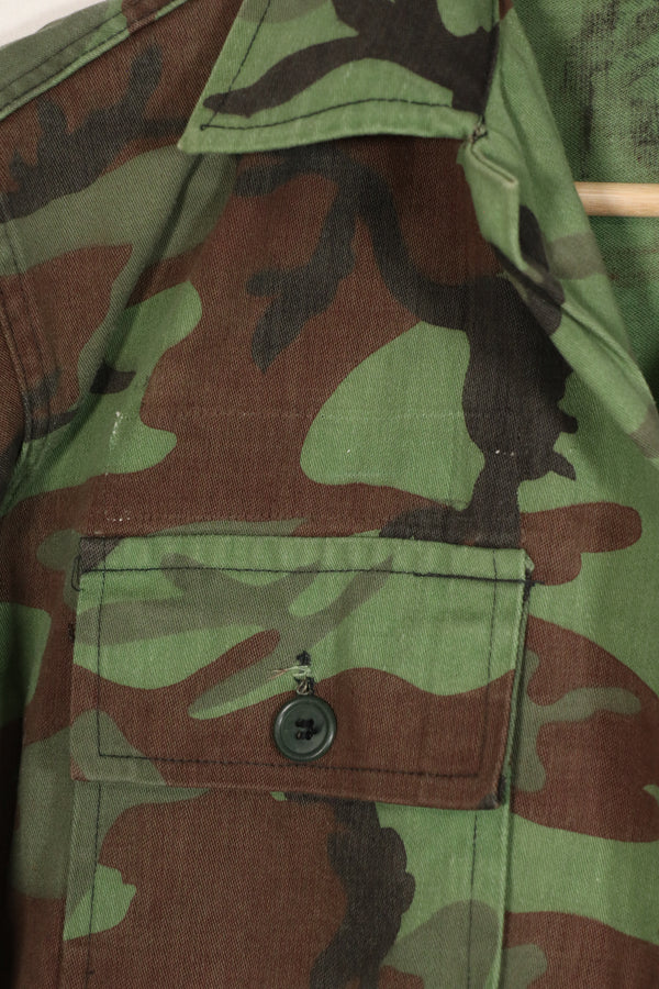 Real South Vietnam Ranger Leaf Camouflage Jacket BDQ Used B