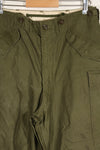 1951 Contract S-R M51 Cotton Field Pants with suspenders, used.