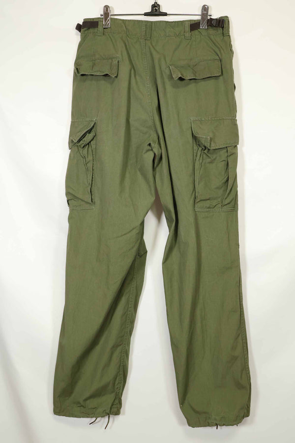 Estimated 1967 Contract 3rd Model Non Ripstop Jungle Fatigue Pants M-R Used