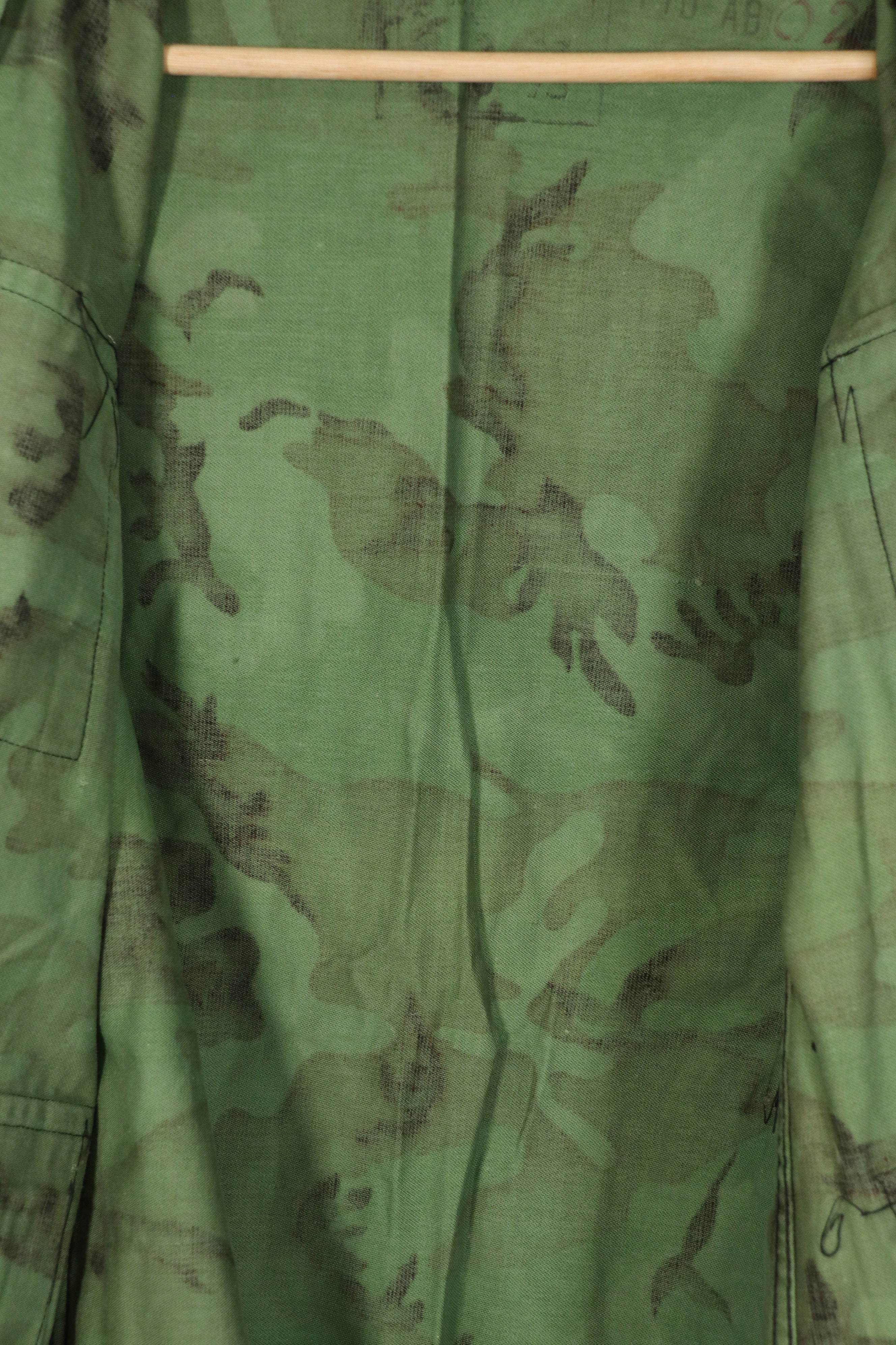 Real South Vietnam Ranger Leaf Camouflage Jacket BDQ Used B