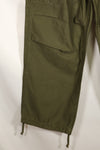 1951 Contract S-R M51 Cotton Field Pants with suspenders, used.