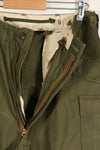 1951 Contract S-R M51 Cotton Field Pants with suspenders, used.